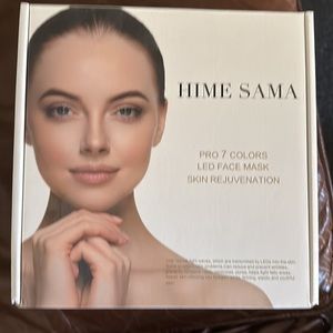 HIME SAMA Led Skin Mask, Pro 7 Color Led Facemask Skin Rejuvenation